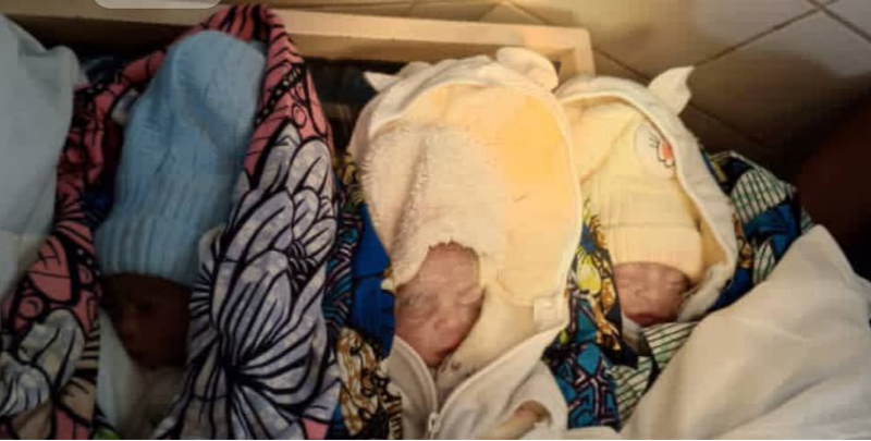 Nord-Kivu/Insolite : Quadruplés à Butembo, mère et bébés en bonne santé
