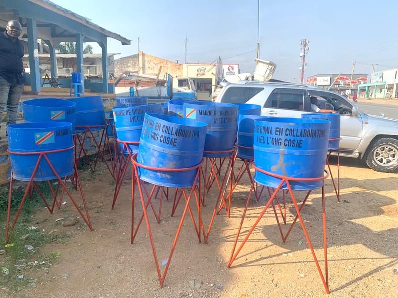 Bunia/Salubrité : 40 poubelles publiques dotées à la ville par le maire
