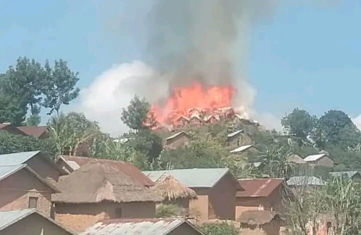 Nord-Kivu/Lubero : 63 personnes vivent sans abris après l'incendie de leurs maisons à Musimba