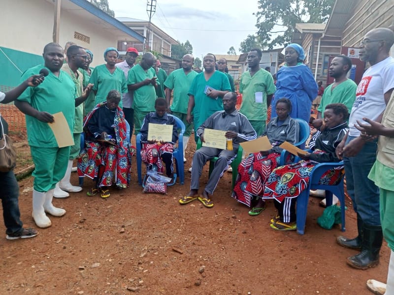 Nizi/santé :cinq patients guéris de la maladie à virus Ebola à Nizi.