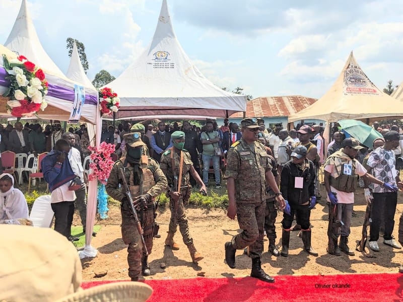 Irumu : "Les groupes armés locaux doivent consolider la paix" le colonel siro N'simba à Nyakunde lors l'inhumation du leader de FPIC