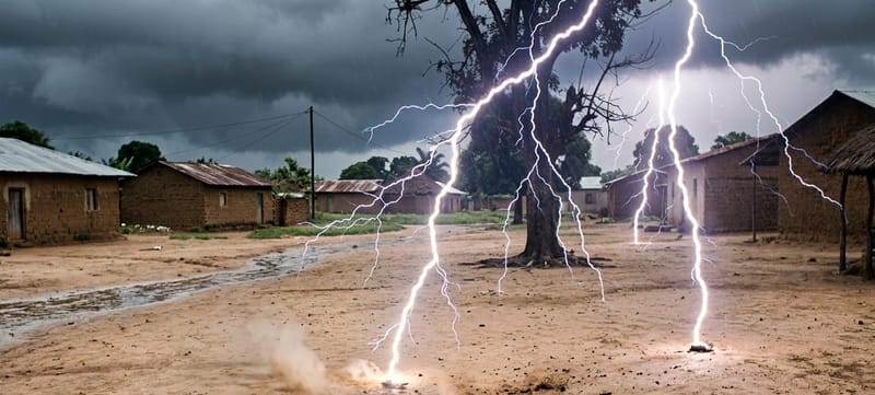 Nord-Kivu/Lubero sous le choc : La foudre tue lors d'une forte pluie