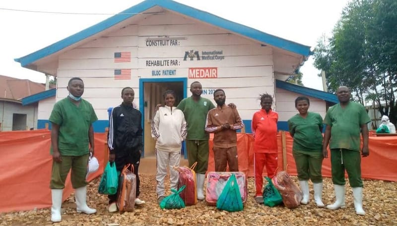 Nord-Kivu/Beni : 2 nouveaux guéris d'Ebola quittent le CTE de Vuhovi, la riposte reprend espoir