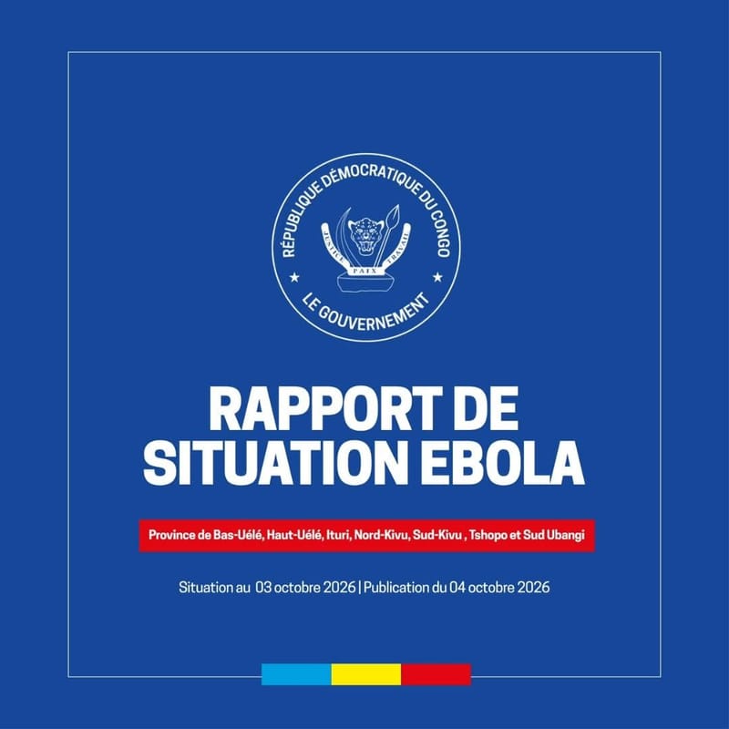 Ebola en RDC : 2 230 personnes déclarées guéries au 3 octobre