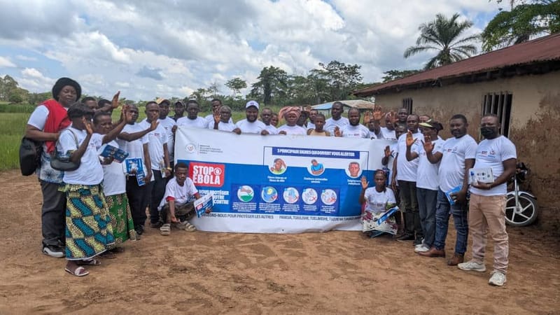 ITURI : La société civile sensibilise les populations d’Idou et de Ndimo contre Ebola, les bénéficiaires expriment leur reconnaissance