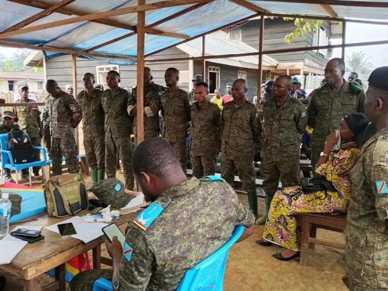 Nord-Kivu/Walikale : 54 militaires FARDC jugés pour abandon du front