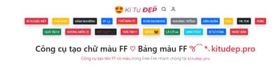 Tạo chữ màu FF – Biến tên game thêm nổi bật