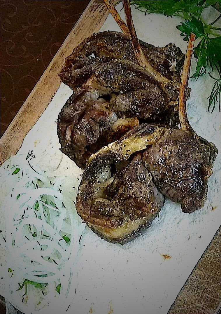 Шашлик з каре баранини