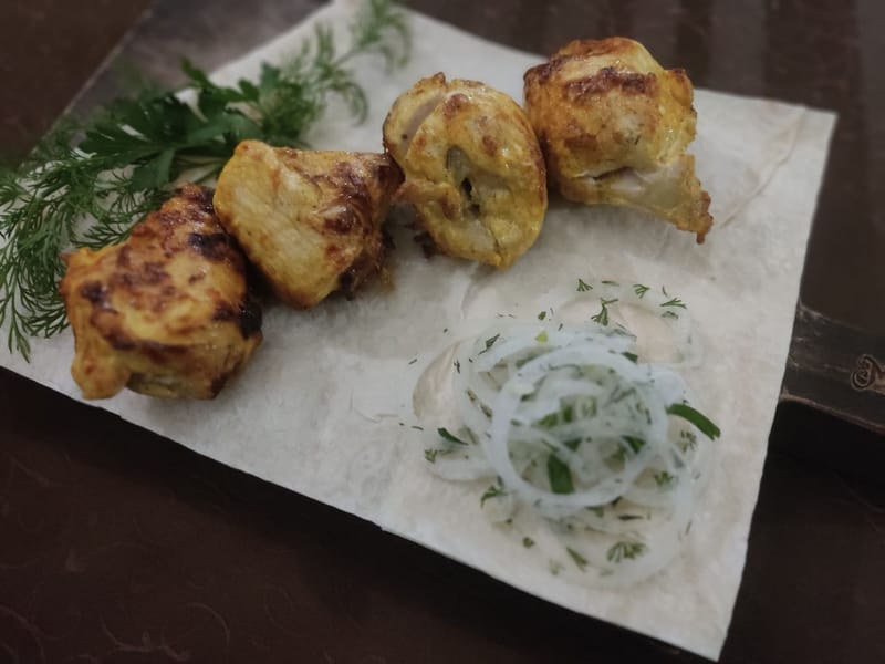 Шашлик з курячої грудки