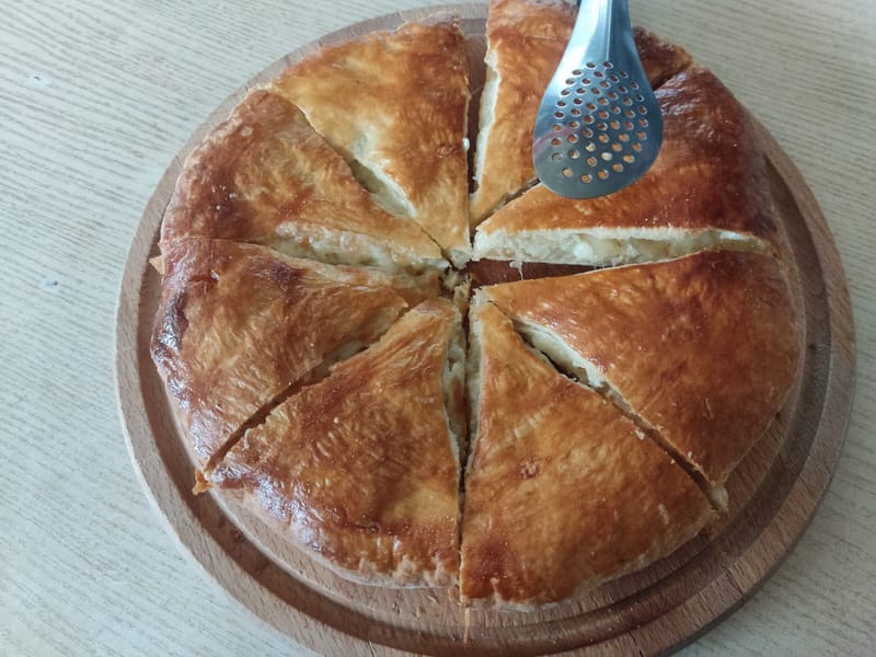 Хачапурі з куркою та сиром
