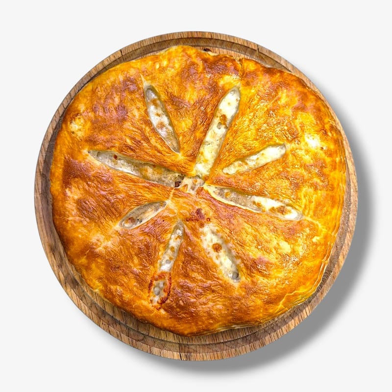 Хачапурі з куркою та сиром