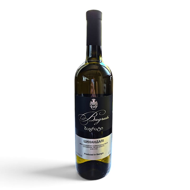 Вино Bagrati "Цинандалі" біле сухе, 12.5%