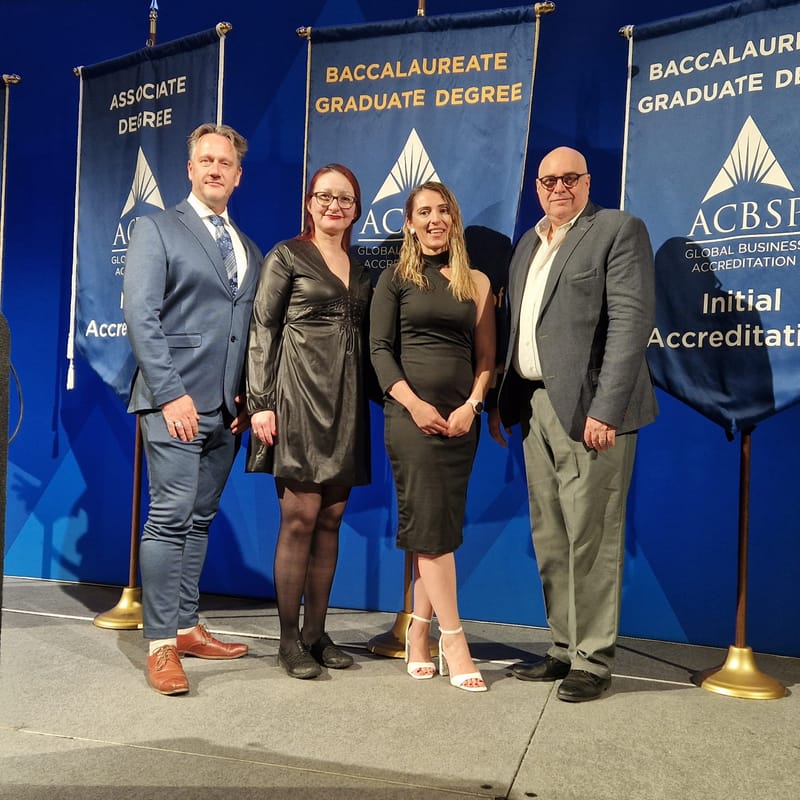 ATHEA celebrating accreditation excellence with Business School Netherlands