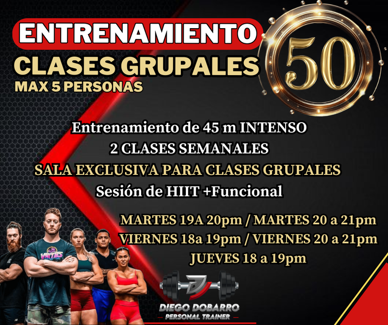 BONO CLASES GRUPALES