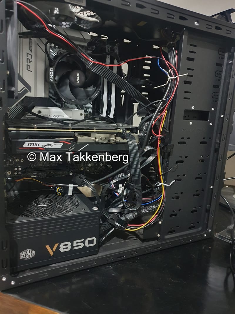 CPU cooler upgrade and total overhaul of cable management