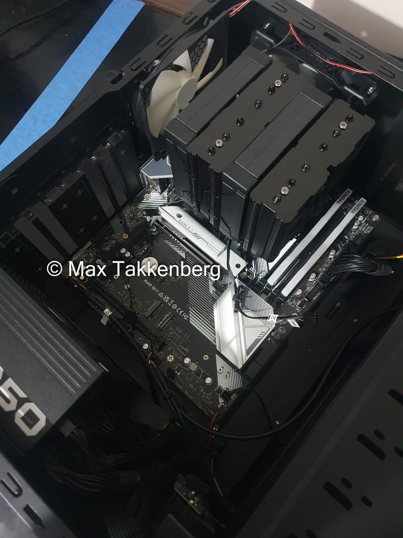 CPU cooler upgrade and total overhaul of cable management