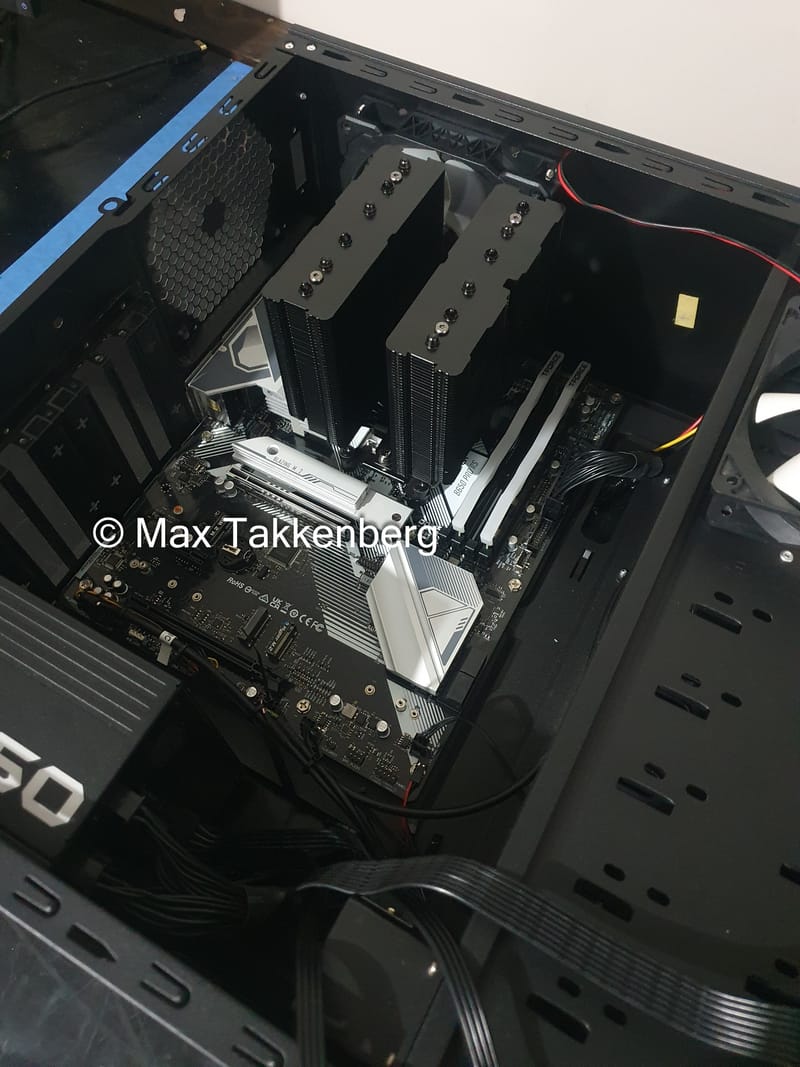 CPU cooler upgrade and total overhaul of cable management