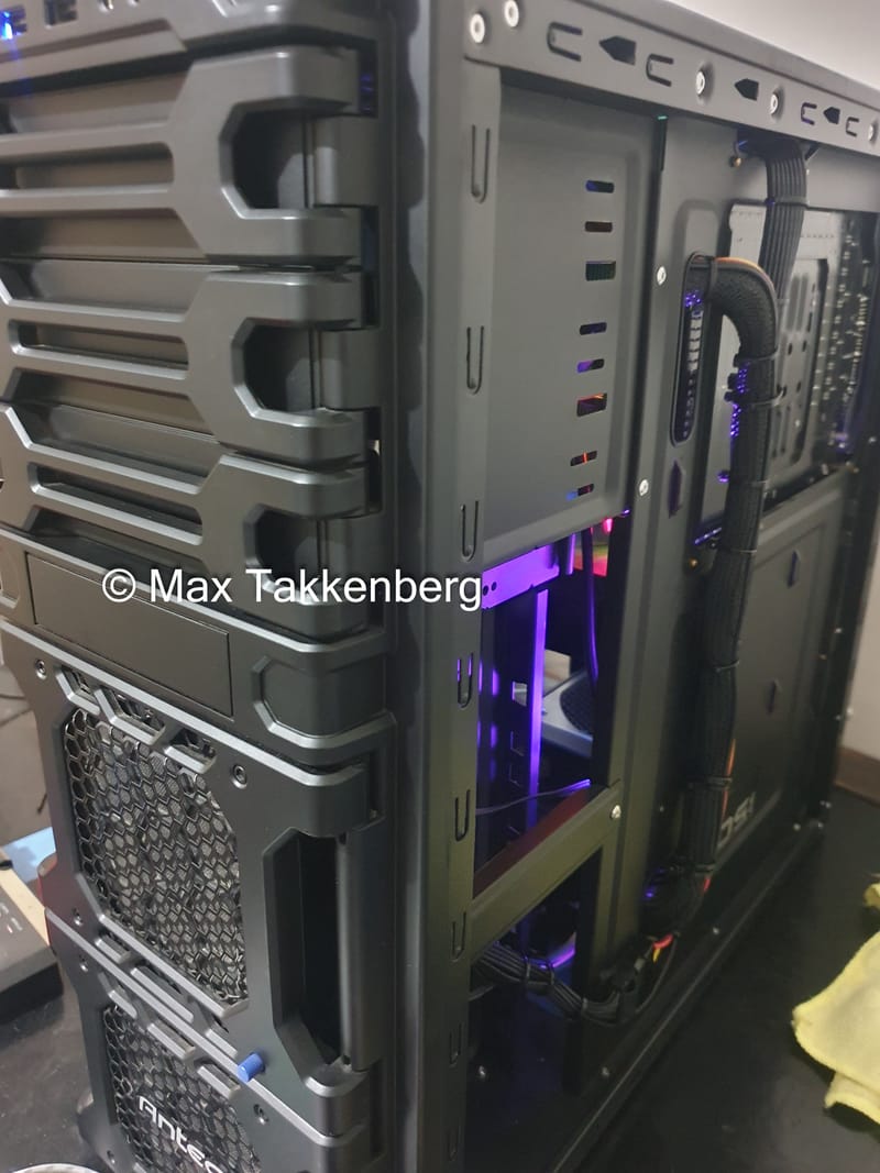 CPU cooler upgrade and total overhaul of cable management