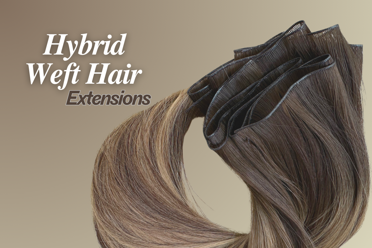 hybrid weft hair extensions