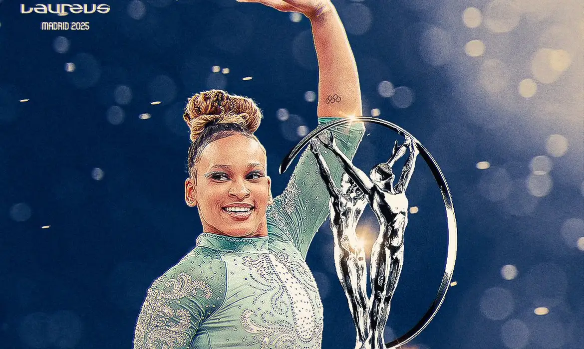 Rebeca Andrade conquista o "Oscar do Esporte"