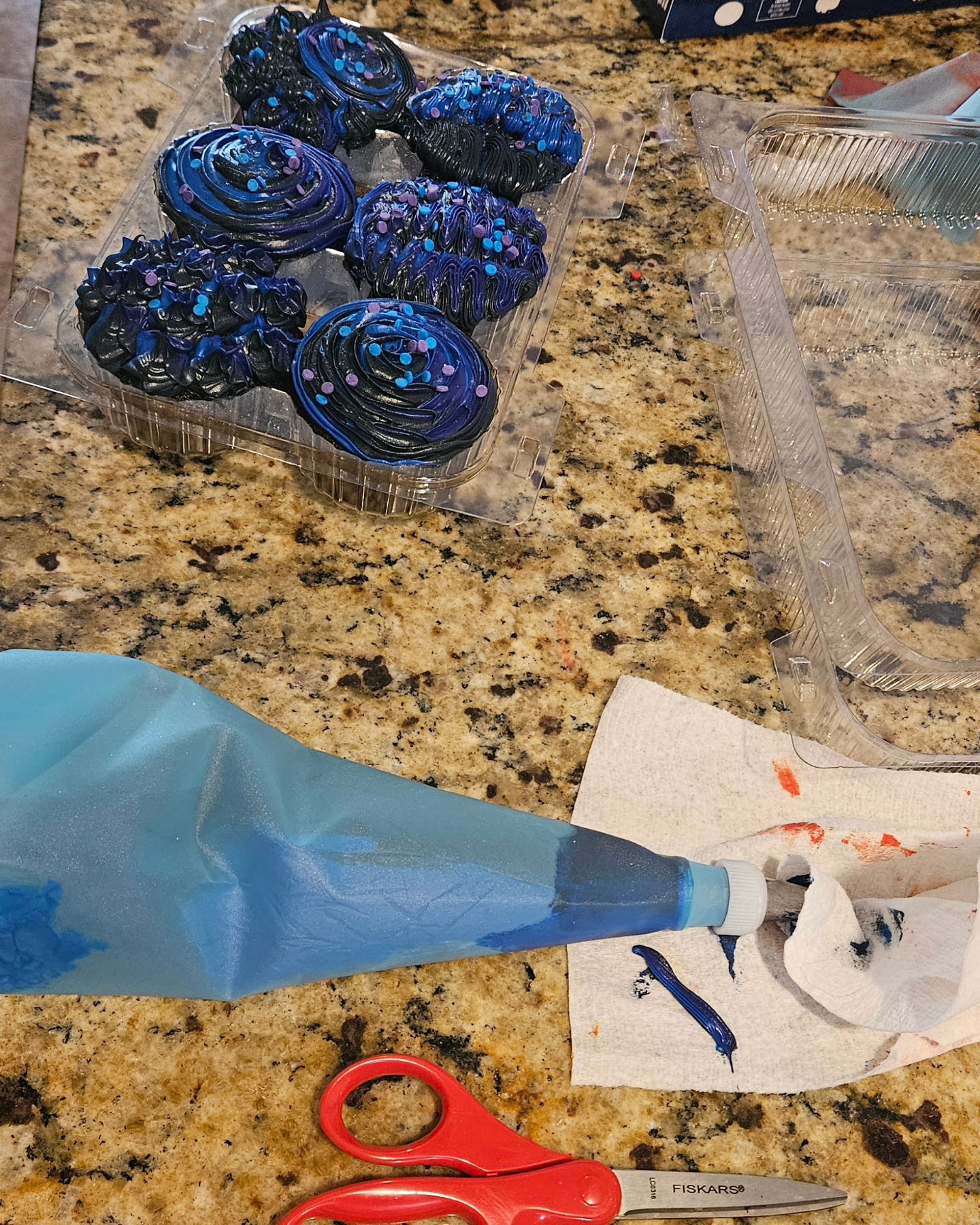 Frosting is so much fun! But always such a mess!