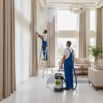 تنظيف ستائر في مدينه العين -ابو ظبي