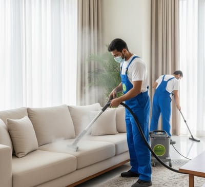 تنظيف كنب بالبخار في مدينه العين - شركة الصفوة