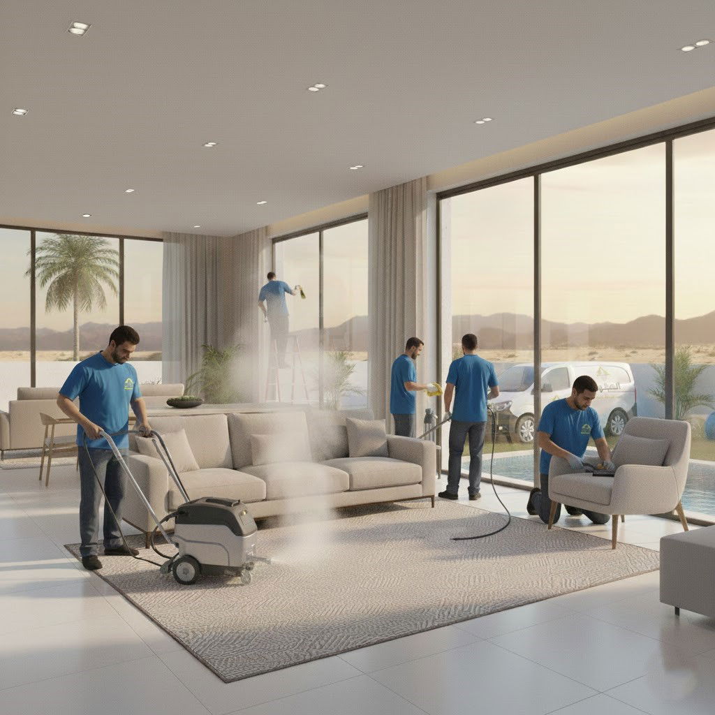 تنظيف كنب بالبخار بالعين- شركه الصفوة