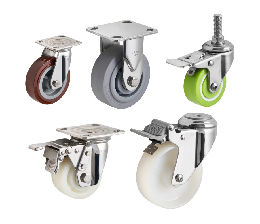 9. Stainless Steel Caster Wheels