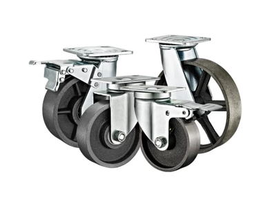 12. Cast Iron Wheel Caster