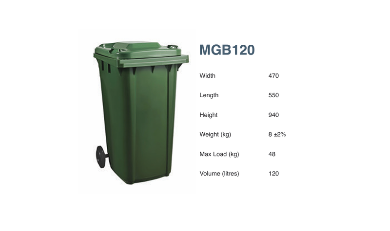 2 Wheel Waste Bin #1