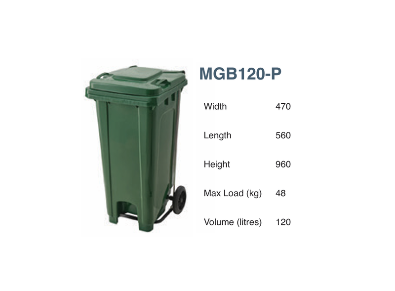 2 Wheel Waste Bin #3