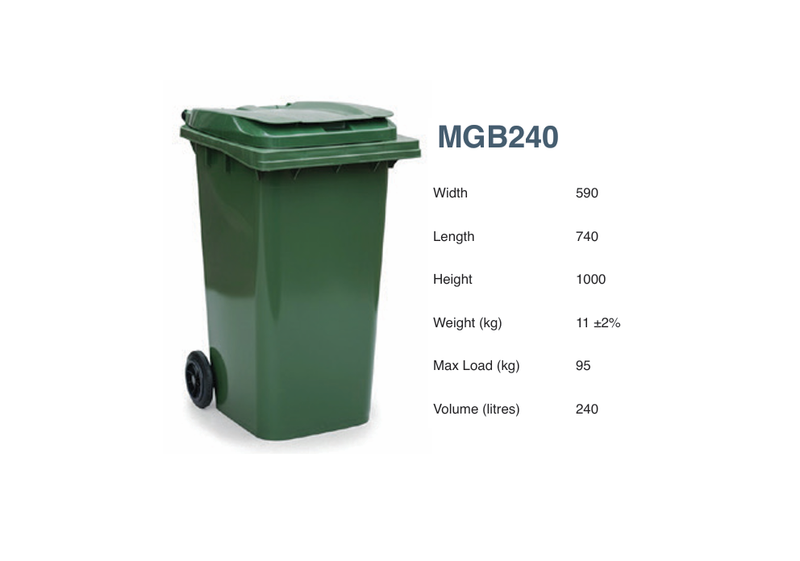2 Wheel Waste Bin #4
