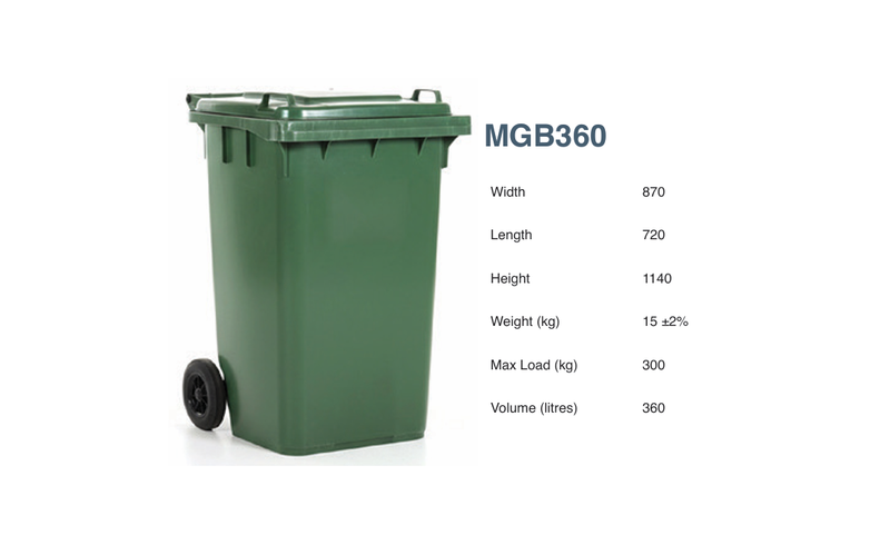 2 Wheel Waste Bin #6
