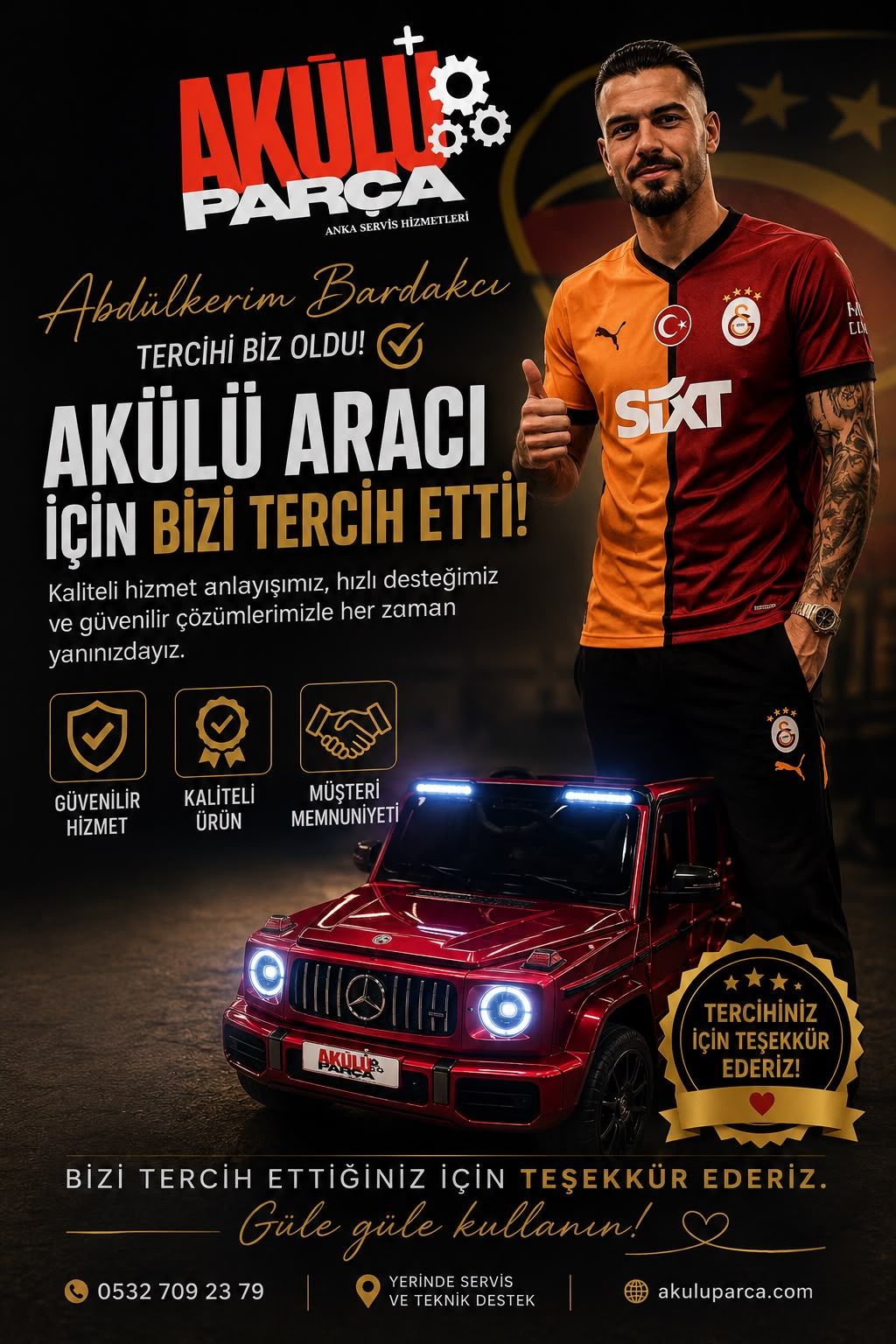 Abdülkerim Bardakcı’nın Akülü Çocuk Arabasını Onardık | Akülü Parça