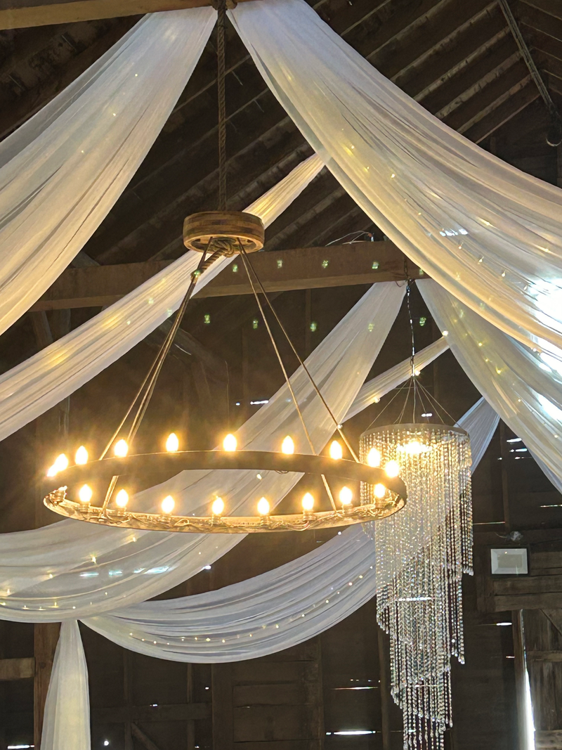 Wagon Wheel Chandelier