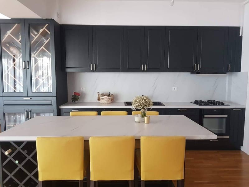 COCINAS DE MDF PINTADO