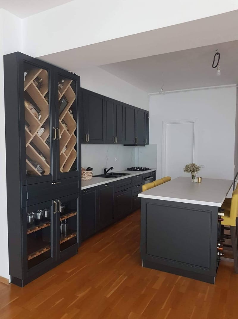 COCINAS DE MDF PINTADO