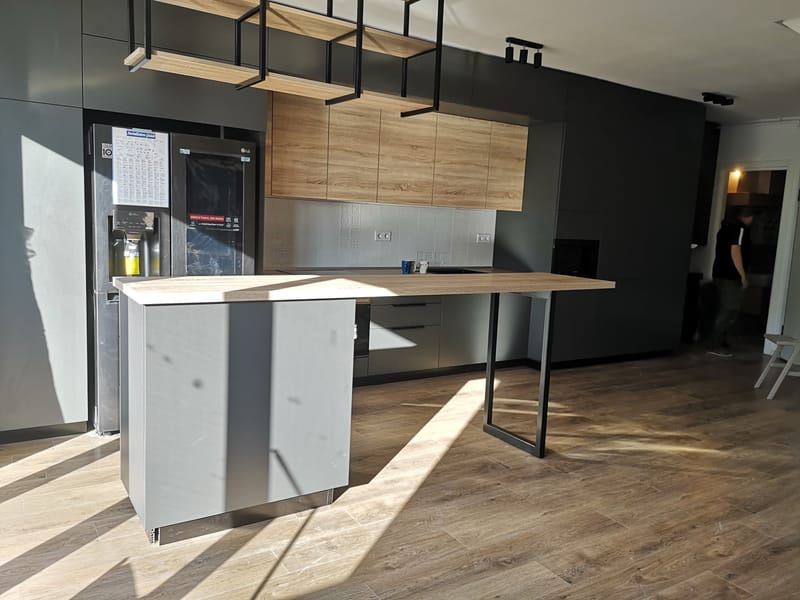 COCINAS DE MDF PINTADO