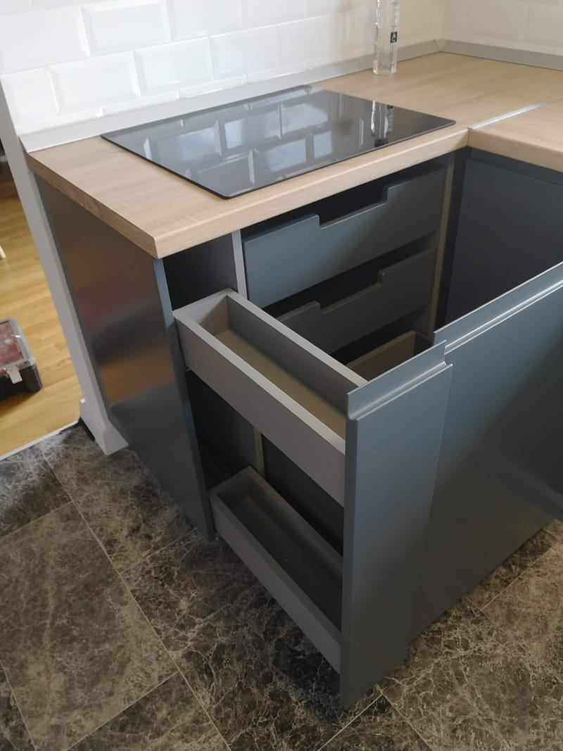 COCINAS DE MDF PINTADO