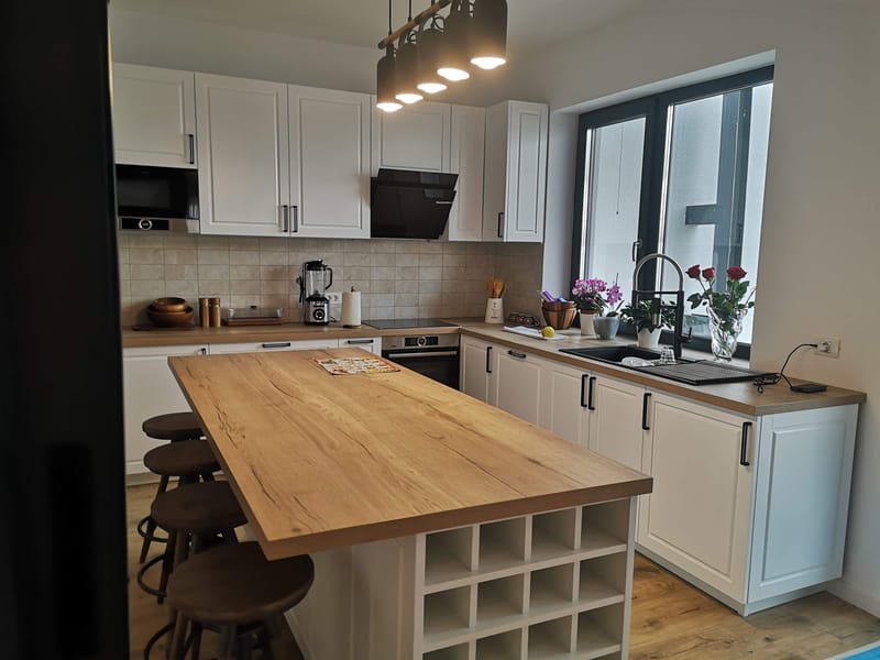 COCINAS DE MDF PINTADO