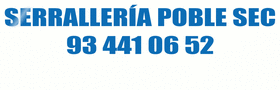 Serralleria Poble Sec Barcelona