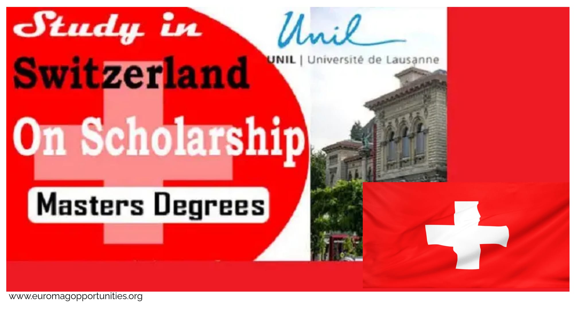 University of Lausanne Scholarship 2026 Switzerland | Master’s