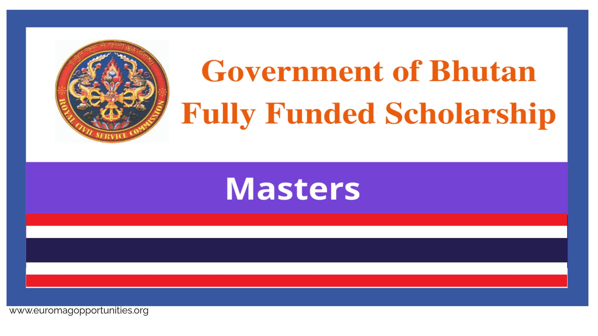 Government of Bhutan Scholarship 2026 Thailand | Fully Funded