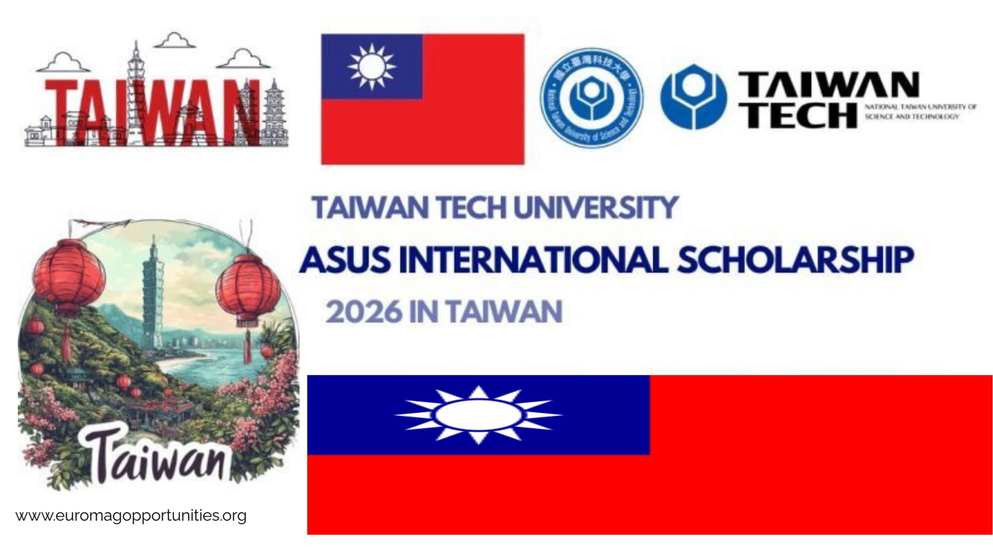 Taiwan Tech ASUS International Scholarship 2026