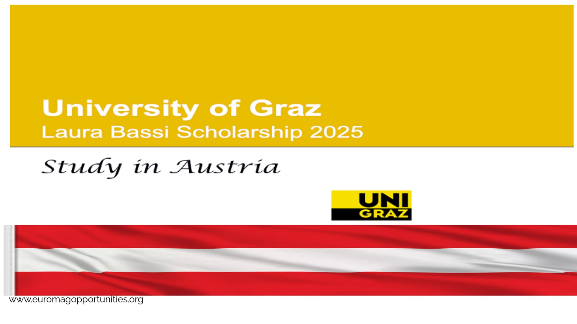 University of Graz Laura Bassi Scholarship 2025