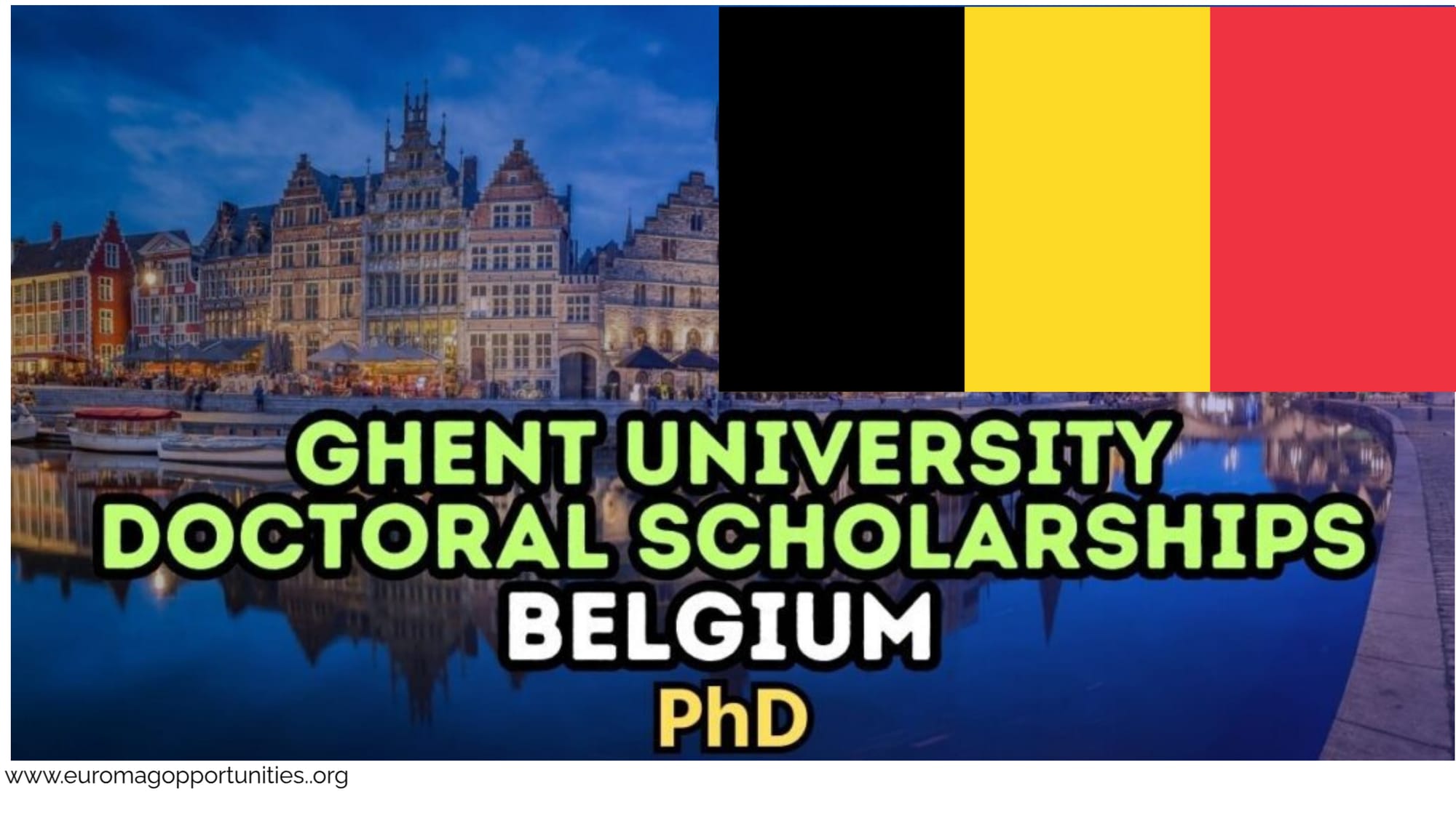 Ghent University PhD Scholarships 2026 Belgium