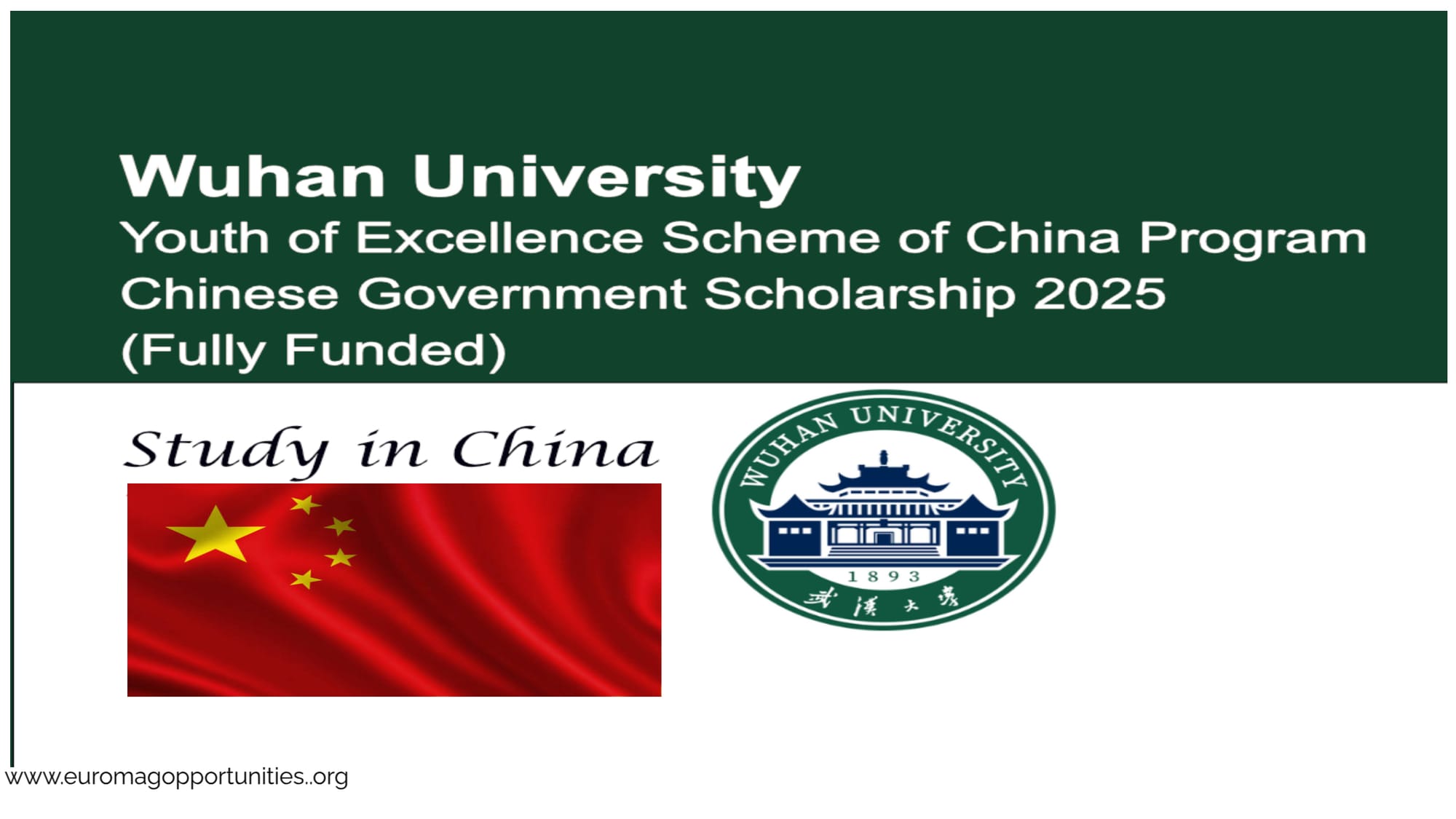 Wuhan University CSC Scholarships 2026 China