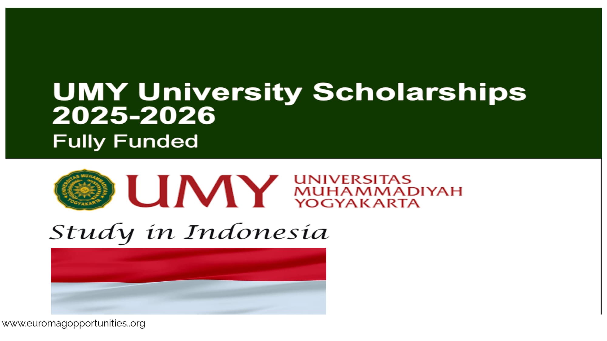 UMY Scholarships 2026 Fully Funded Indonesia