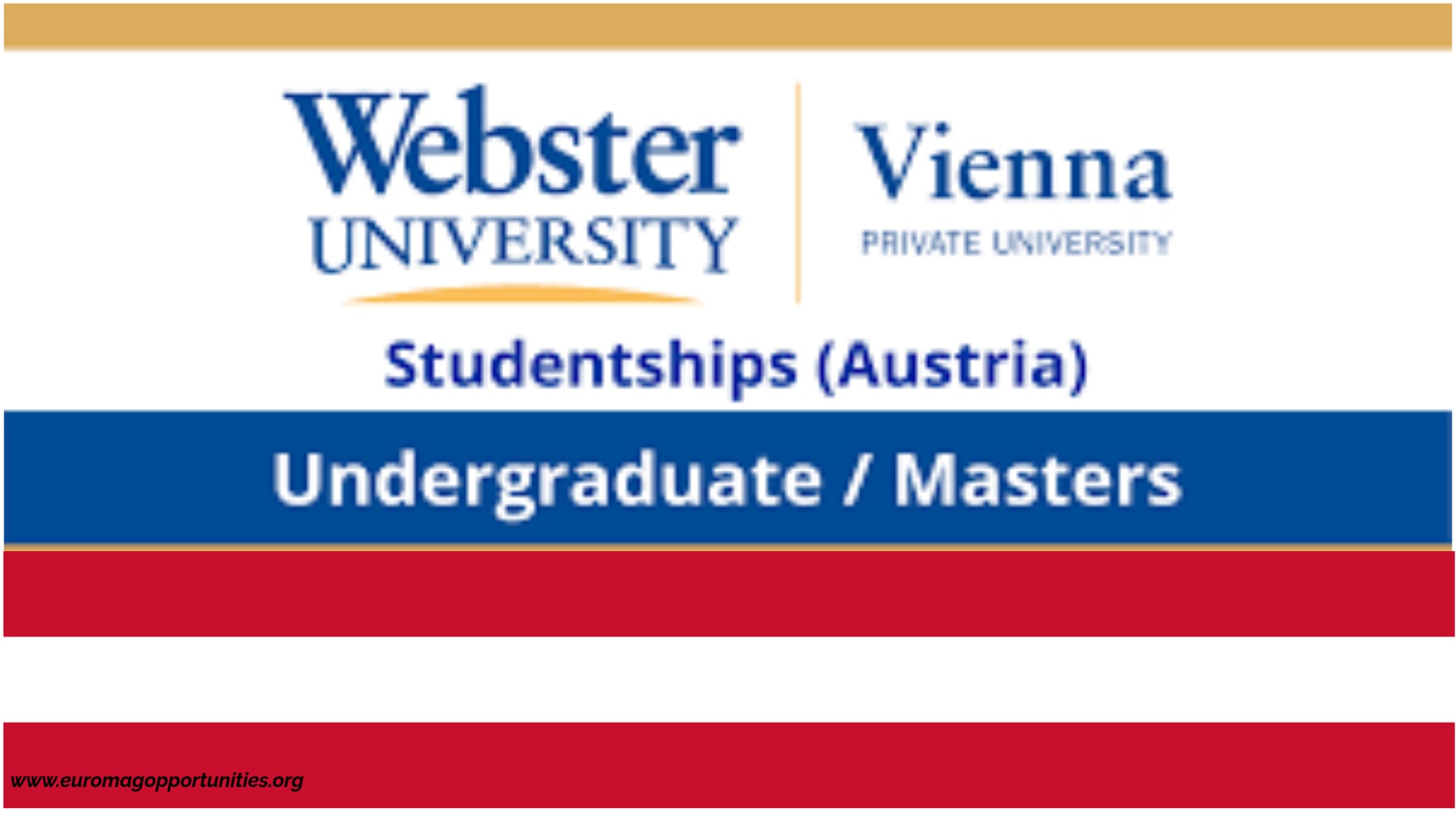 Webster University Vienna Scholarships 2026 in Austria